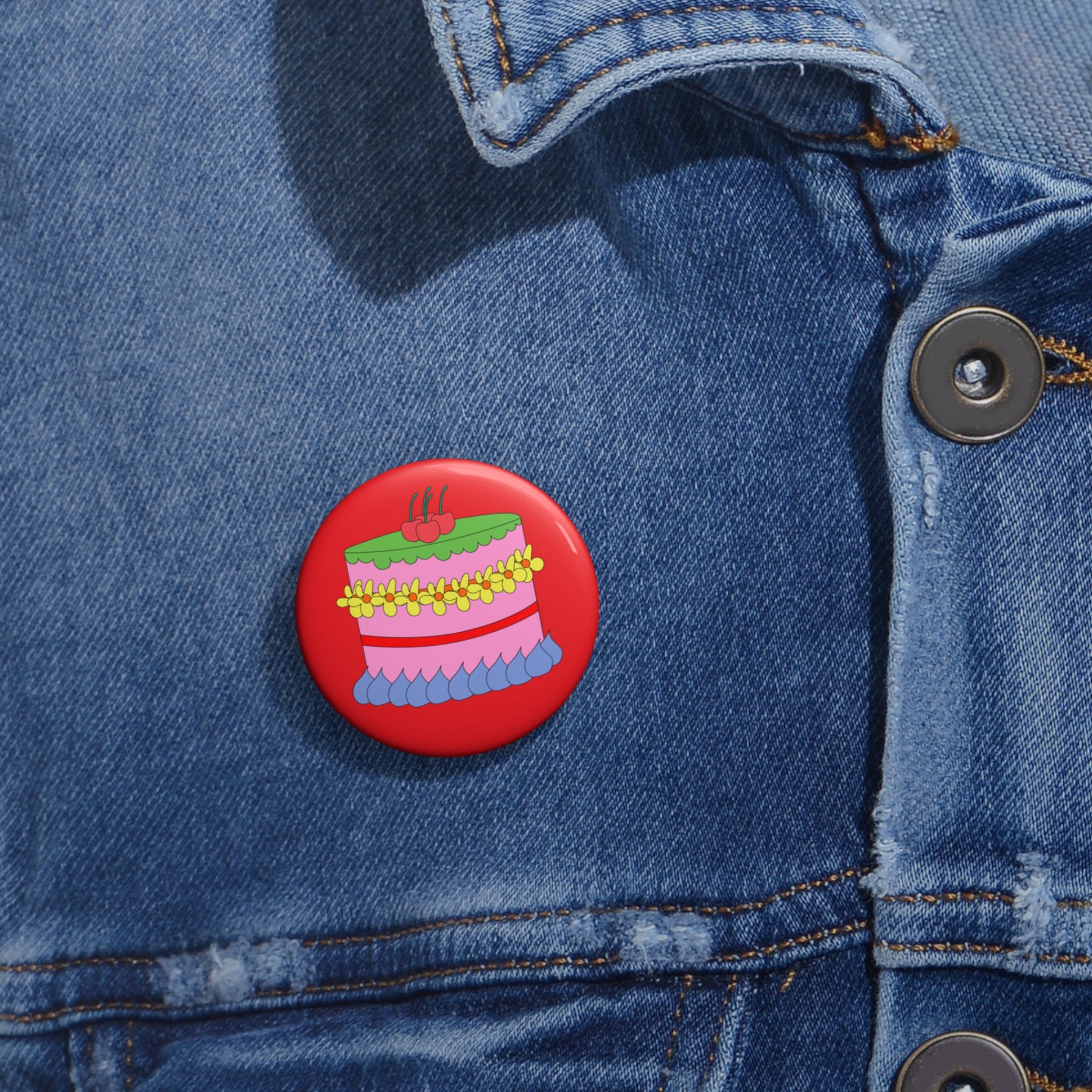 Coquette Cake Pin